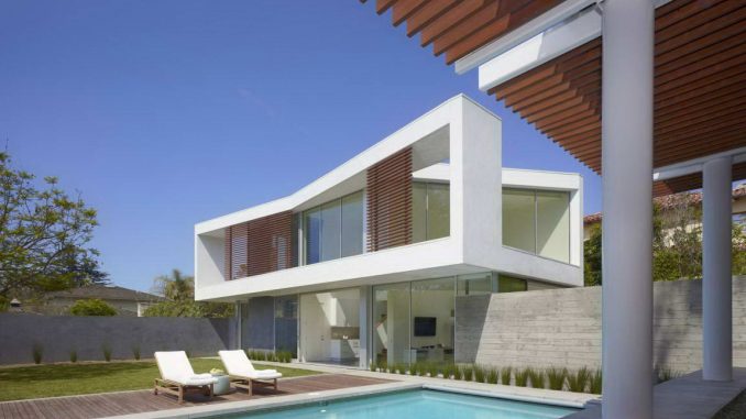 Гостевой дом (Ehrlich Retreat) в США от John Friedman Alice Kimm Architects.