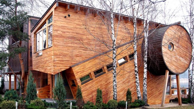 Дом "Телескоп" (House Telescope) в России от Тотана Кузембаева. Дом "Телескоп" (House Telescope) в России от Тотана Кузембаева.