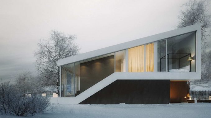 Проект современного загородного дома в Чехии