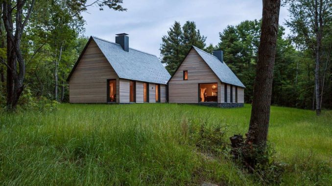Пять коттеджей (Marlboro Music: Five Cottages) в США от HGA Architects.