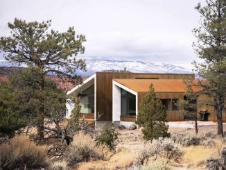 Дом в пустыне (High Desert Dwelling) в США от Imbue Design.