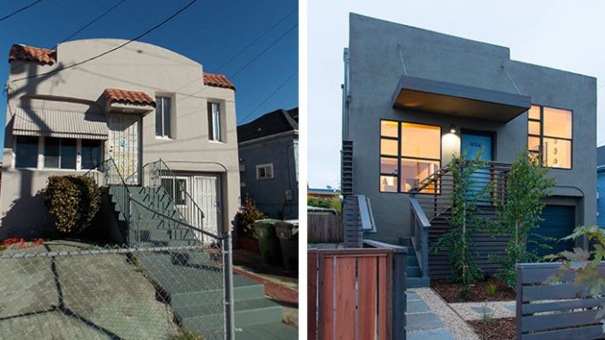 Трансформация дома (Oakland House Transformation) в США от Baran Studio Architecture.