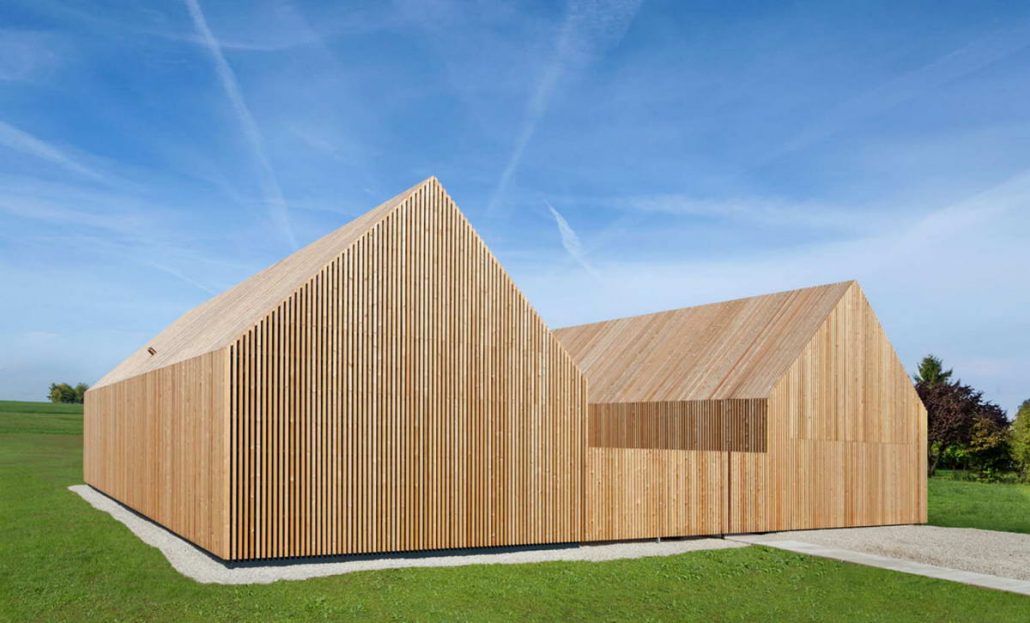Деревянный дом (Timber House) в Германии от KUHNLEIN Architektur.