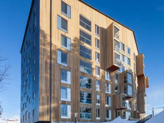 Деревянный жилой комплекс в Финляндии