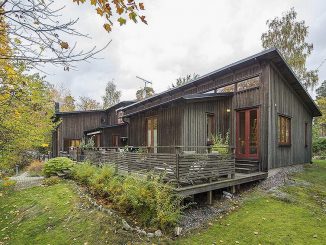 Традиционный шведский дом (Traditional house in Sweden).