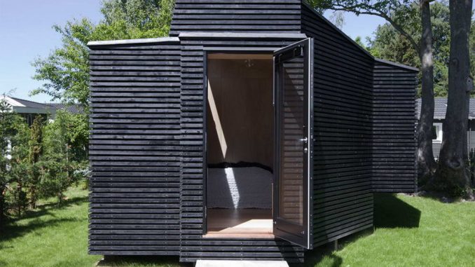 Гостевой домик (Backyard Guest House) в Дании от Martin Kalleso. Гостевой домик (Backyard Guest House) в Дании от Martin Kalleso.