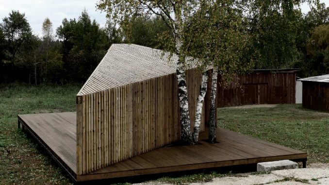 Летний павильон в России от Khachaturian Architects. Летний павильон в России от Khachaturian Architects.