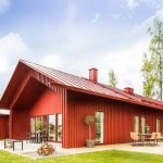 Красный дом в Швеции