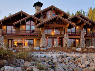 Дом у залива (Kootenai Bay) в США от Jon Sayler Architect.
