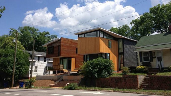 Двойной дом (Edenton St Duo) в США от Raleigh Architecture Co.