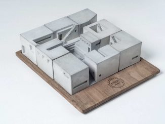 Миниатюрная бетонная деревня (Miniature Concrete Village) от Material Immaterial studio.