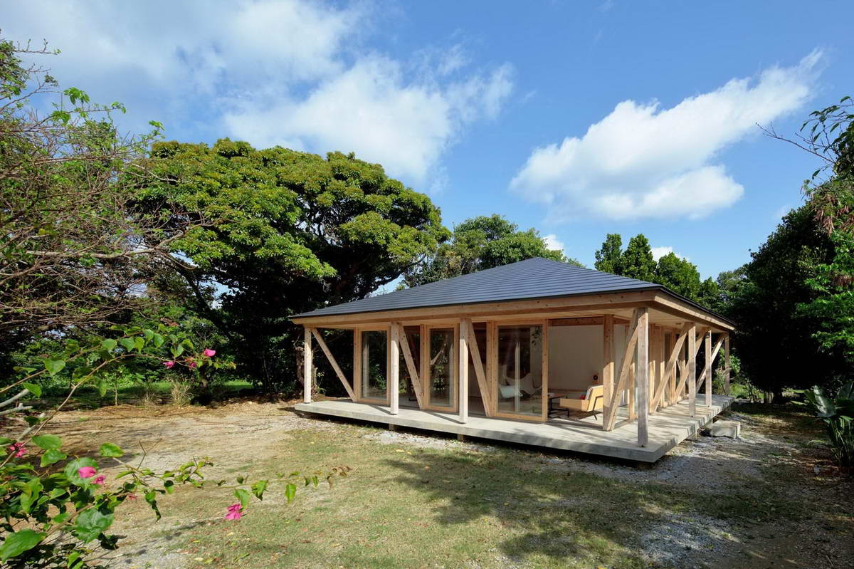 Деревянная дача в Японии
