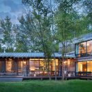 Дом у озера (Northshore Cabin) в США от Pearson Design Group.