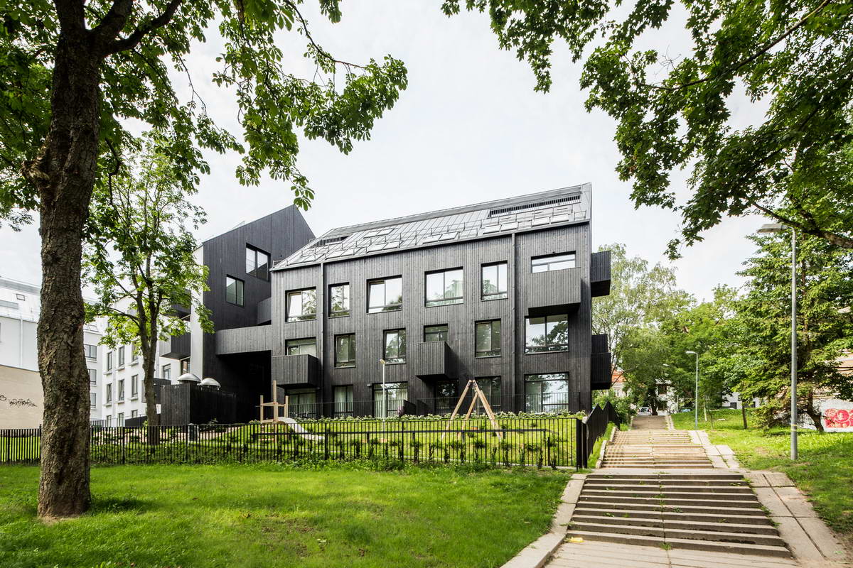 Жилая застройка (Residential Development) в Литве от Paleko architektu studija.