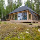 Деревянный дом-пирамида в Финляндии