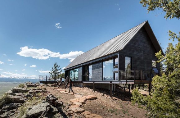 Большой дом | Маленький дом (Big Cabin | Little Cabin) в США от Renee del Gaudio Architecture.