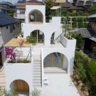 Арочный дом в Японии