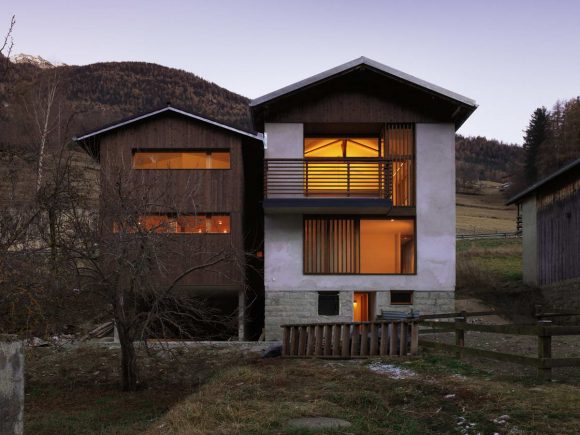 Двойной дом в Швейцарии