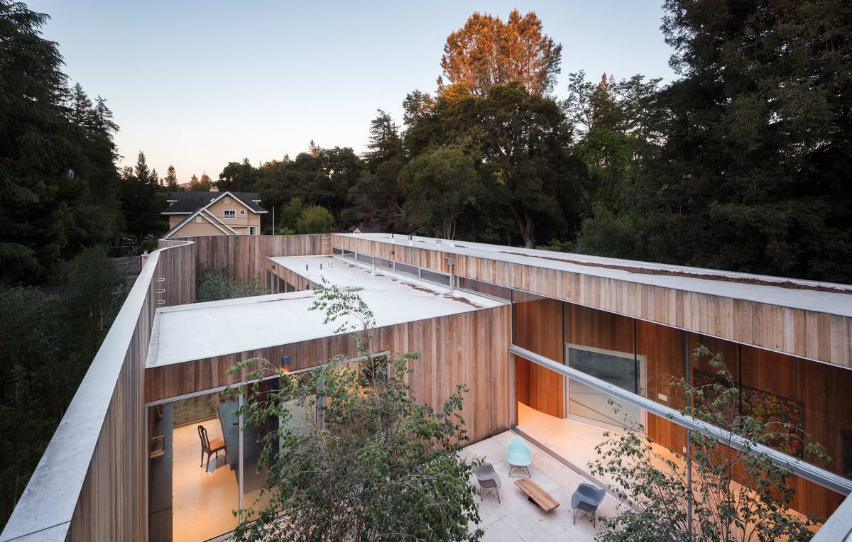Дом без крыши в США от Craig Steely Architecture.
