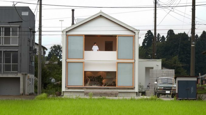 Концептуальный японский дом