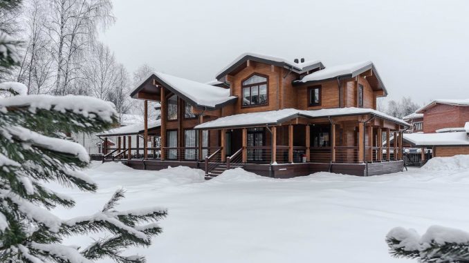 Деревянный загородный дом в Подмосковье