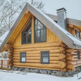 Кедровый дом с баней в России