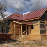Реставрация русского деревянного дома в поволжской деревне