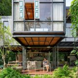 Модернизм по-азиатски: дом с архитектурной студией