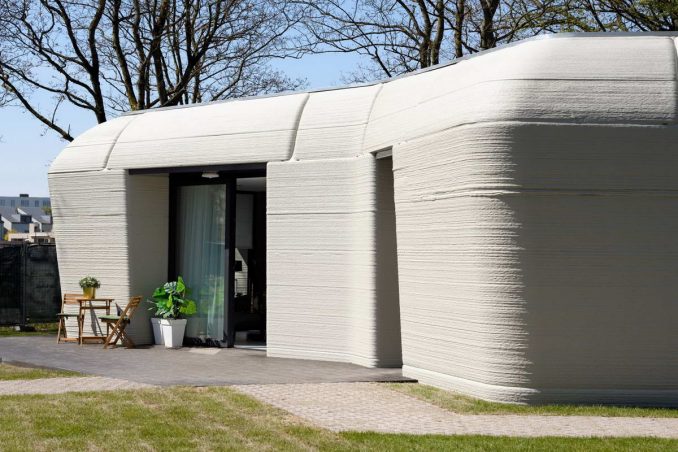 Первый дом в Европе, напечатанный на 3D-принтере, в котором живут люди