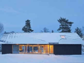 Очень шведский дом в стиле barnhouse (дом-сарай) в Швеции