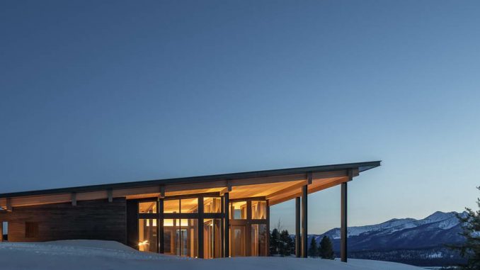 Современный загородный дом в Скалистых горах
