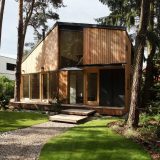 Деревянный дом-студия в Чехии
