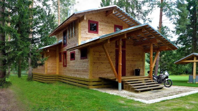 Сabin Taldom 1 Современный дом из бруса в Подмосковье