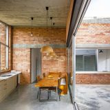 Брутальный дом из кирпича и бетона в Испании