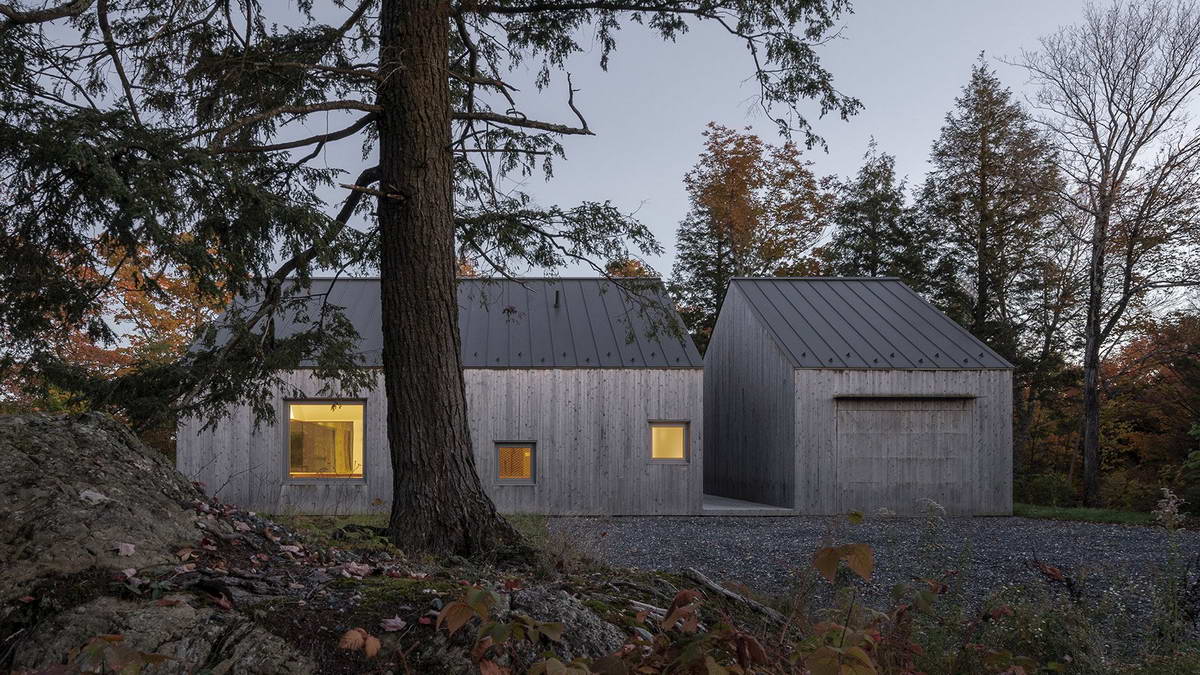 Лесной дом для отдыха в Канаде