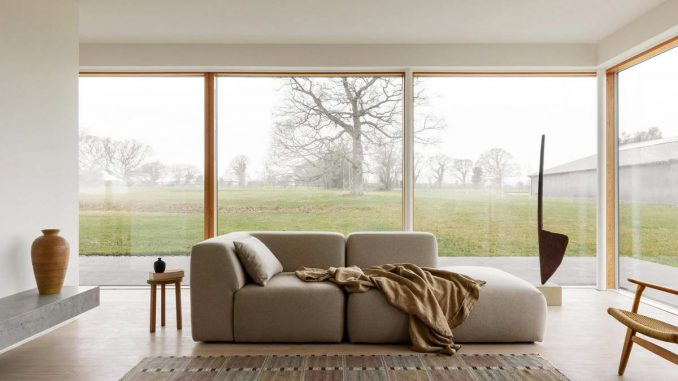 Неожиданно тёплый минималистский дом в Англии