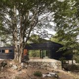 Деревянный лесной дом в Чили