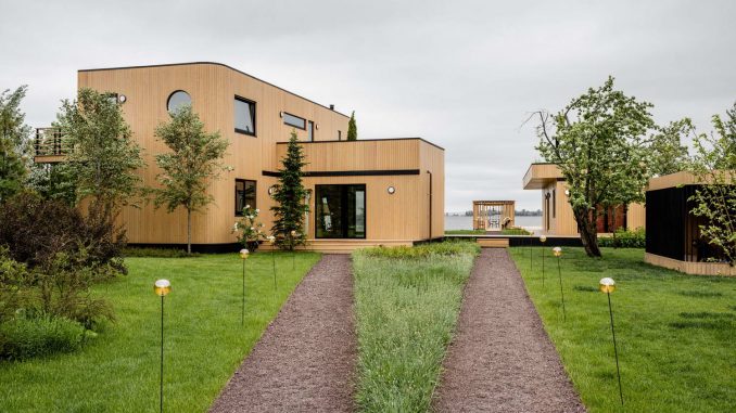 Yaratam House A2 1 Деревянный дом на берегу Волги