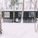 Приподнятый лесной дом в России
