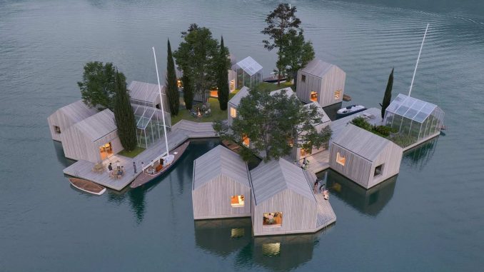 Land on Water 2 Проект плавучих домов и не только домов