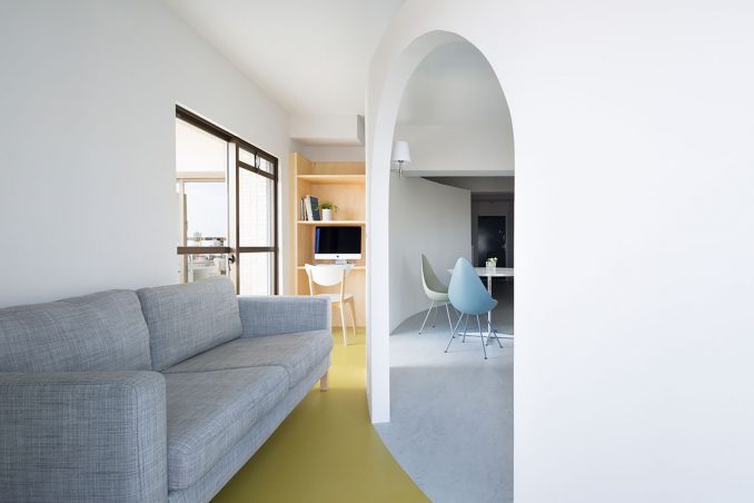 Проект реконструкции квартиры в 30-летнем доме в Японии 