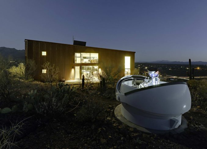 Домик для астронома в пустыне США 