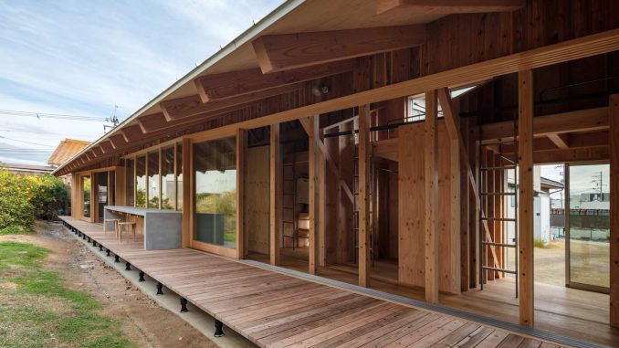 INOKI-YE House 13 Новый дом на старом участке в Японии