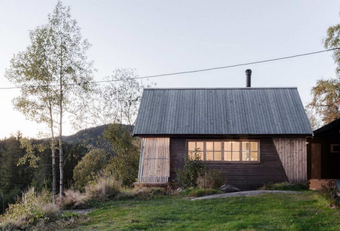 Домик для отдыха на природе в Норвегии 