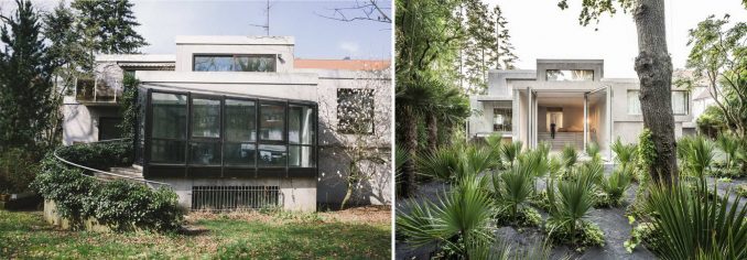 Дом как абстрактный объёмный архитектурный этюд в Германии 