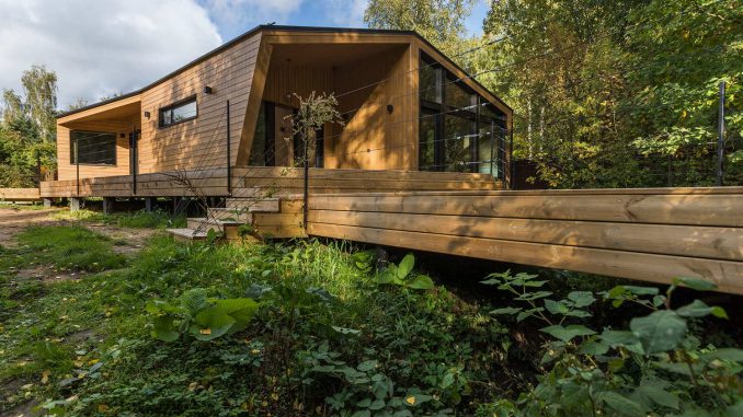 House in Aprelevka 1 Загородный дом площадью 100 м2 в Подмосковье