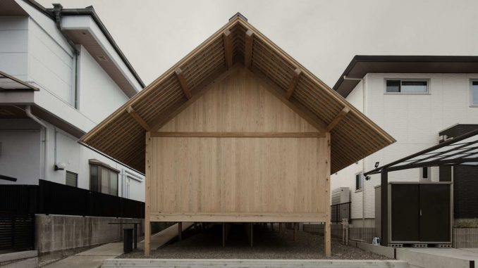 Yomogidai House 1 Очень маленький минималистский дом в Японии