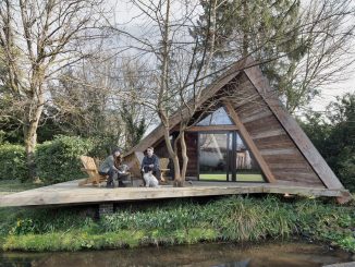 Гостевой домик у ручья площадью 25 м2 в Англии