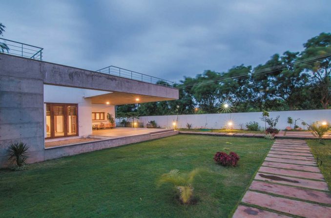Модернистский дом в Индии 