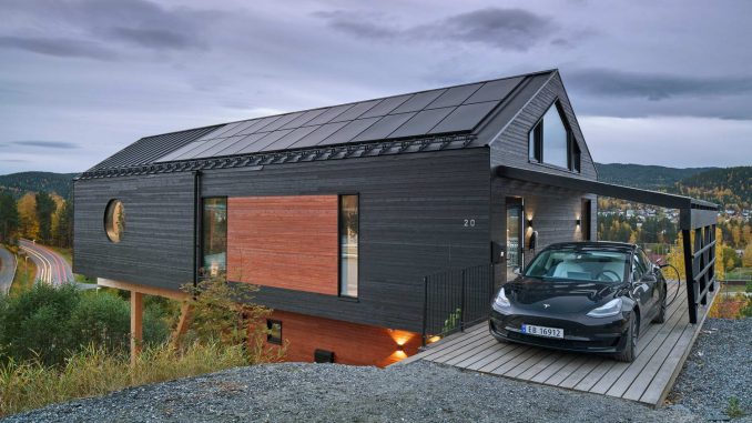 Парящий дом в Норвегии 